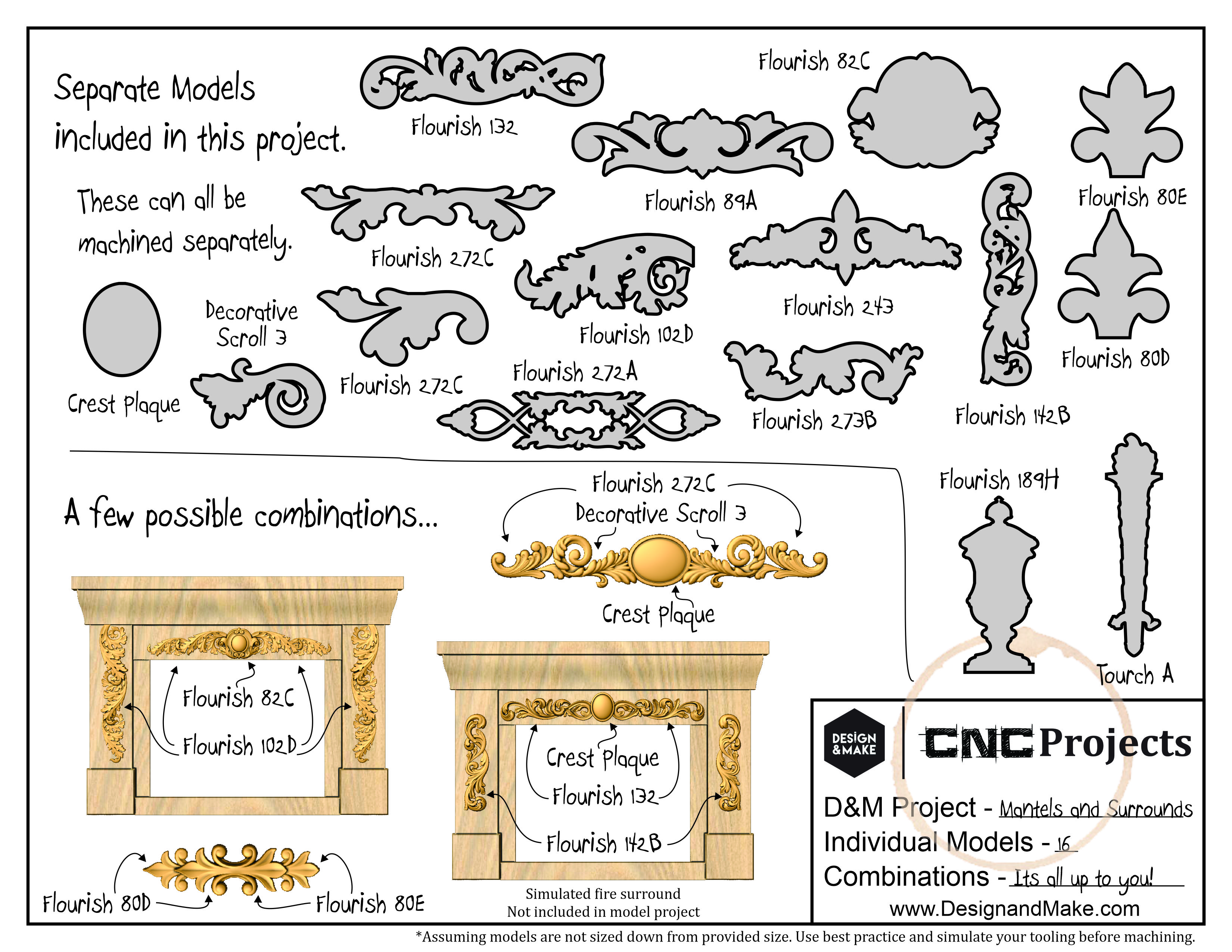 Architectural Elements - Mantels and Surrounds - Project Sheet